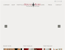 Tablet Screenshot of houseofruby.com